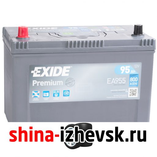 Аккумулятор легковой "EXIDE" Premium 95Ач п/п D31 в Ижевске